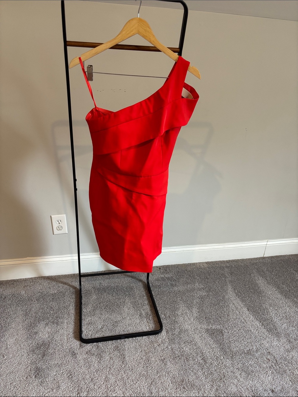 BCBG one shoulder body con dress